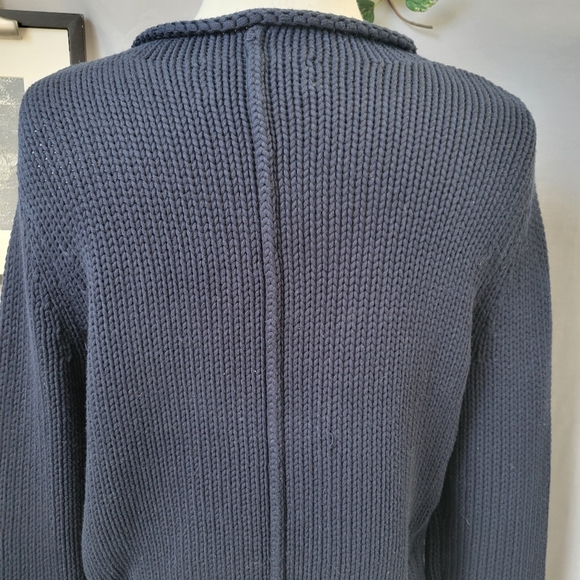Women's Navy Sweater - Picture 7 of 16